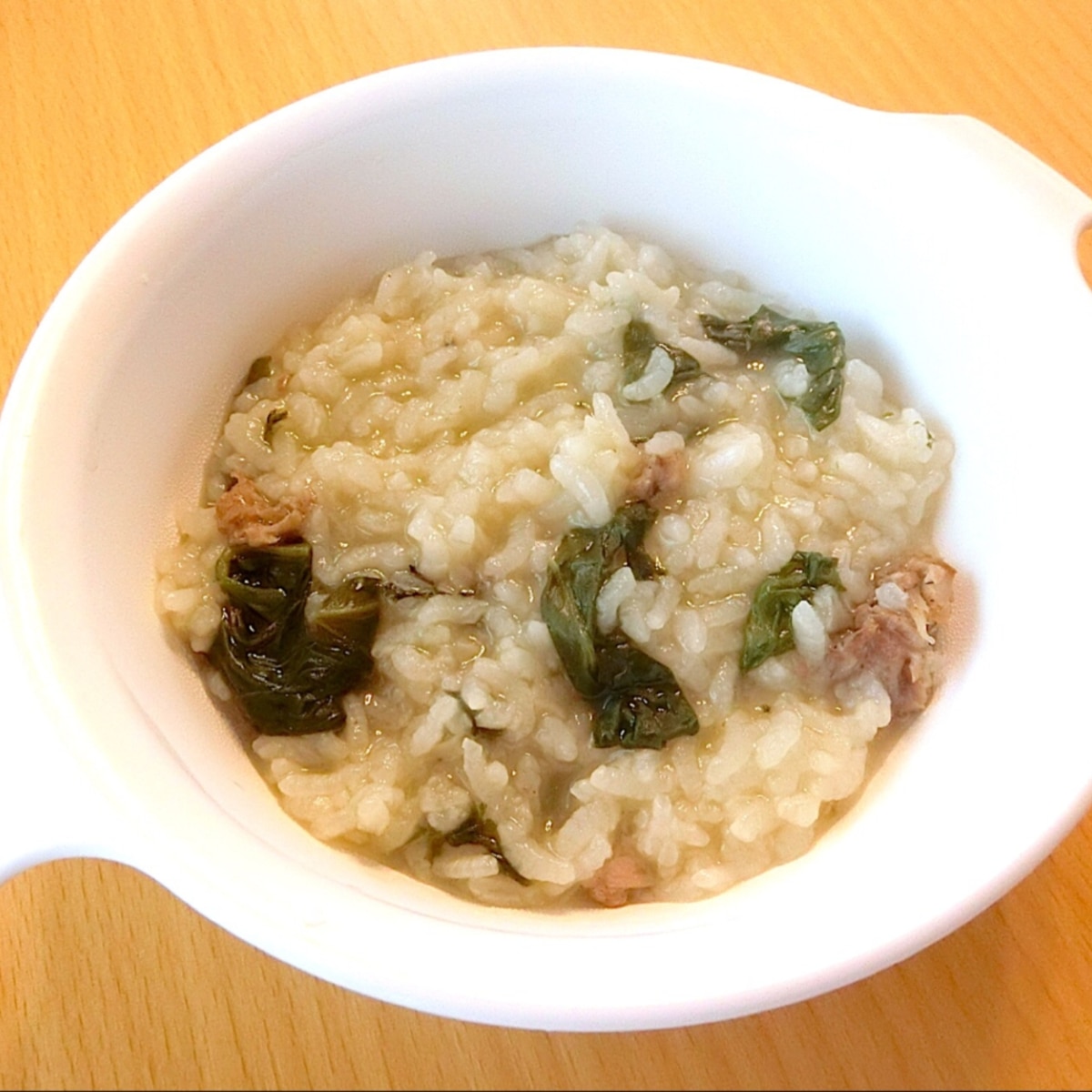 離乳食 中期 かつおとほうれん草のおかゆ レシピ 作り方 By 安くて 早くて 美味しい 楽天レシピ 離乳食 中期 かつおとほうれん草のおかゆ レシピ 作り方 By 安くて 早くて 美味しい 楽天レシピ